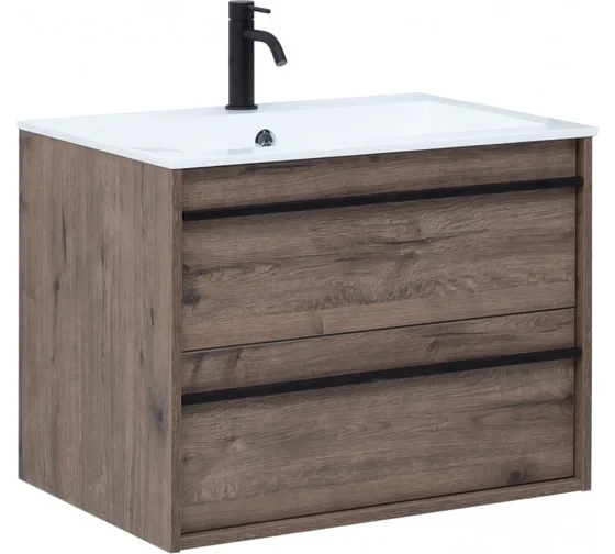 Тумба с раковиной Lino 70 Дуб Веллингтон