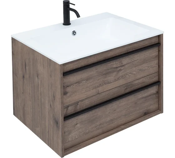 Тумба с раковиной Lino 70 Дуб Веллингтон