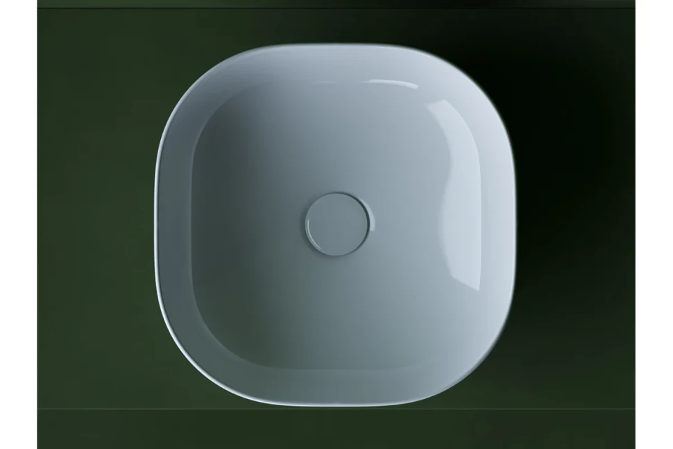 Умывальник чаша накладная квадратная Element 380x380x150мм