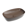 Умывальник чаша накладная овальная (цвет Темно-x CN6049MDB