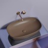 Умывальник чаша накладная овальная (цвет Темно-x CN6049MDB