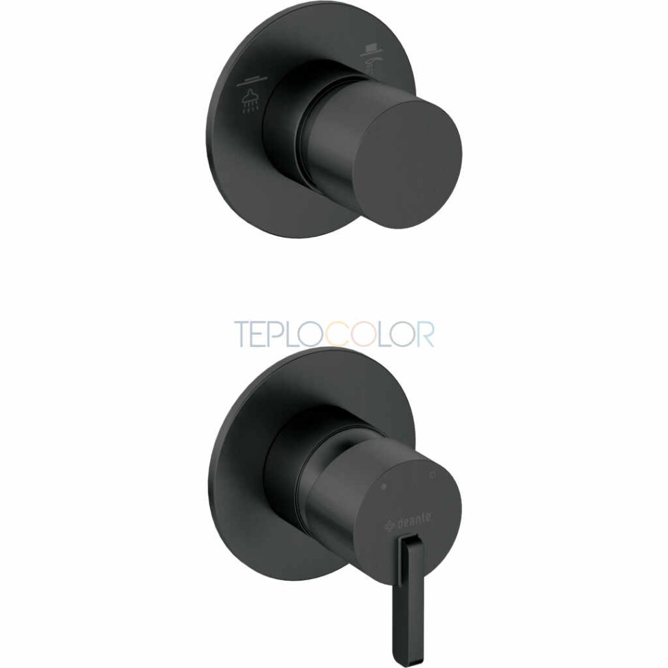 Смеситель для душа, скрытого монтажа, с переключателем для душа