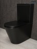 Унитаз напольный Gid Tn2189Bm 62248Y черный матовый 64.5x38.5x82.5