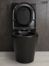 Унитаз напольный Gid Tn2189Bm 62248Y черный матовый 64.5x38.5x82.5