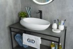Раковина Gid N9050 51167 накладная белая 59x37x14