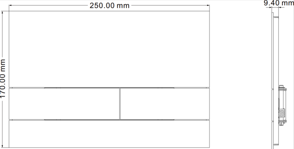 Комплект 3в1 IBERICA BLANCA инсталляция SILENCIO MINI, унитаз TOLEDO ALTO белый, кнопка смыва INOX-S золото матовое (IB.001M.TLA.231.1603)