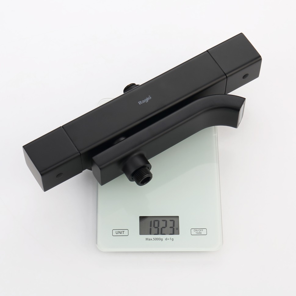 Душевая система Raglo с термостатом для ванны R22.26.06 Черный