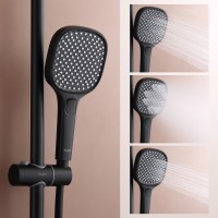 Душевая система Raglo с термостатом для ванны R22.26.06 Черный