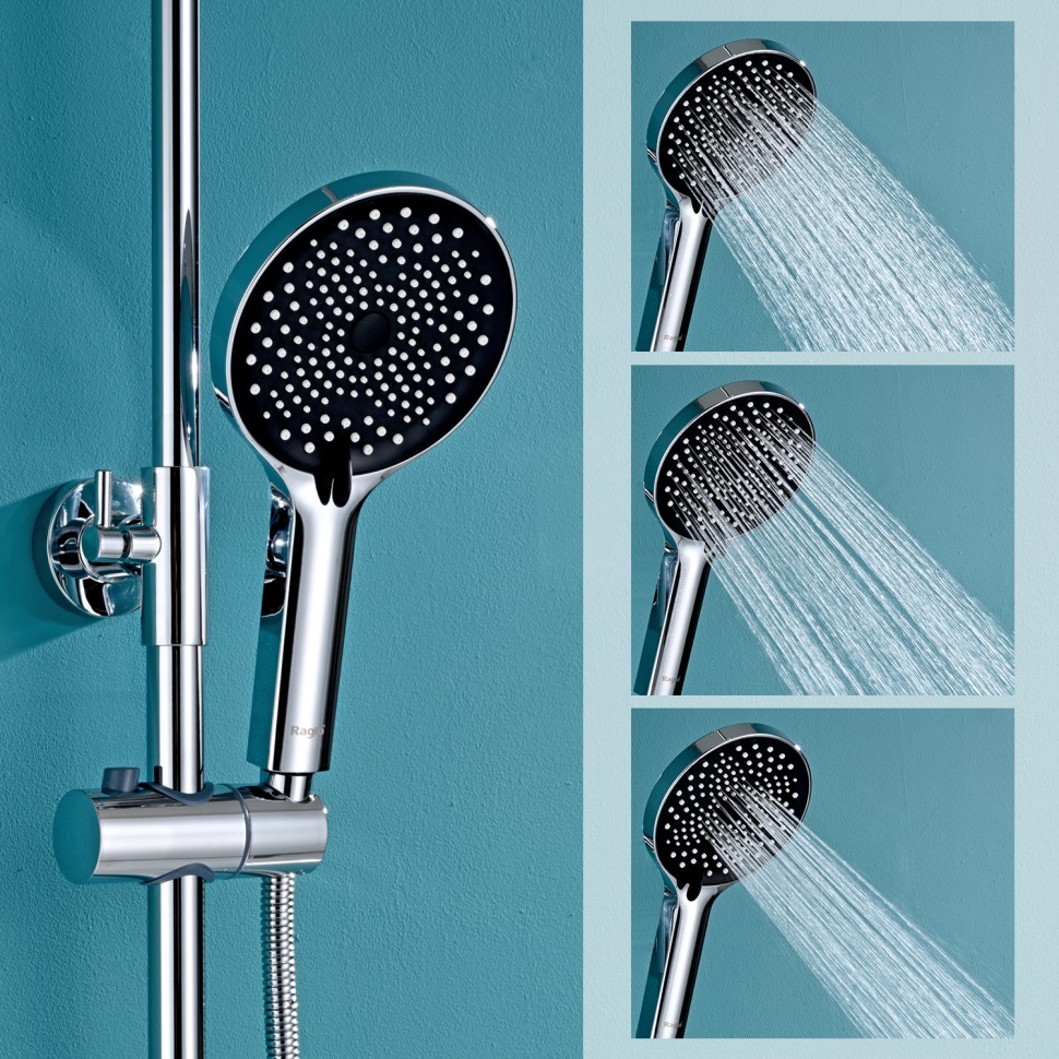 Душевая система Raglo для ванны и душа R32.24 Хром