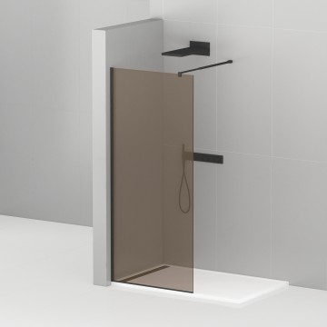 Душевая перегородка CEZARES LIBERTA-L-1-120-BR-NERO