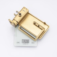 Смеситель Raglo встраиваемый с гигиеническим душем и полкой и бумагодержателем R51.55.03 Сатин золотой