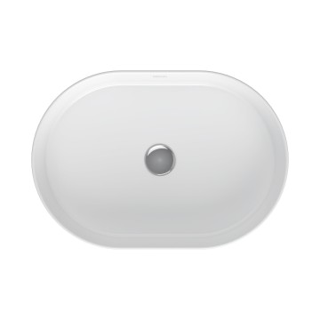 Раковина BERGES Ego SL накладная овал, 55x38 см , без отверстия под смеситель