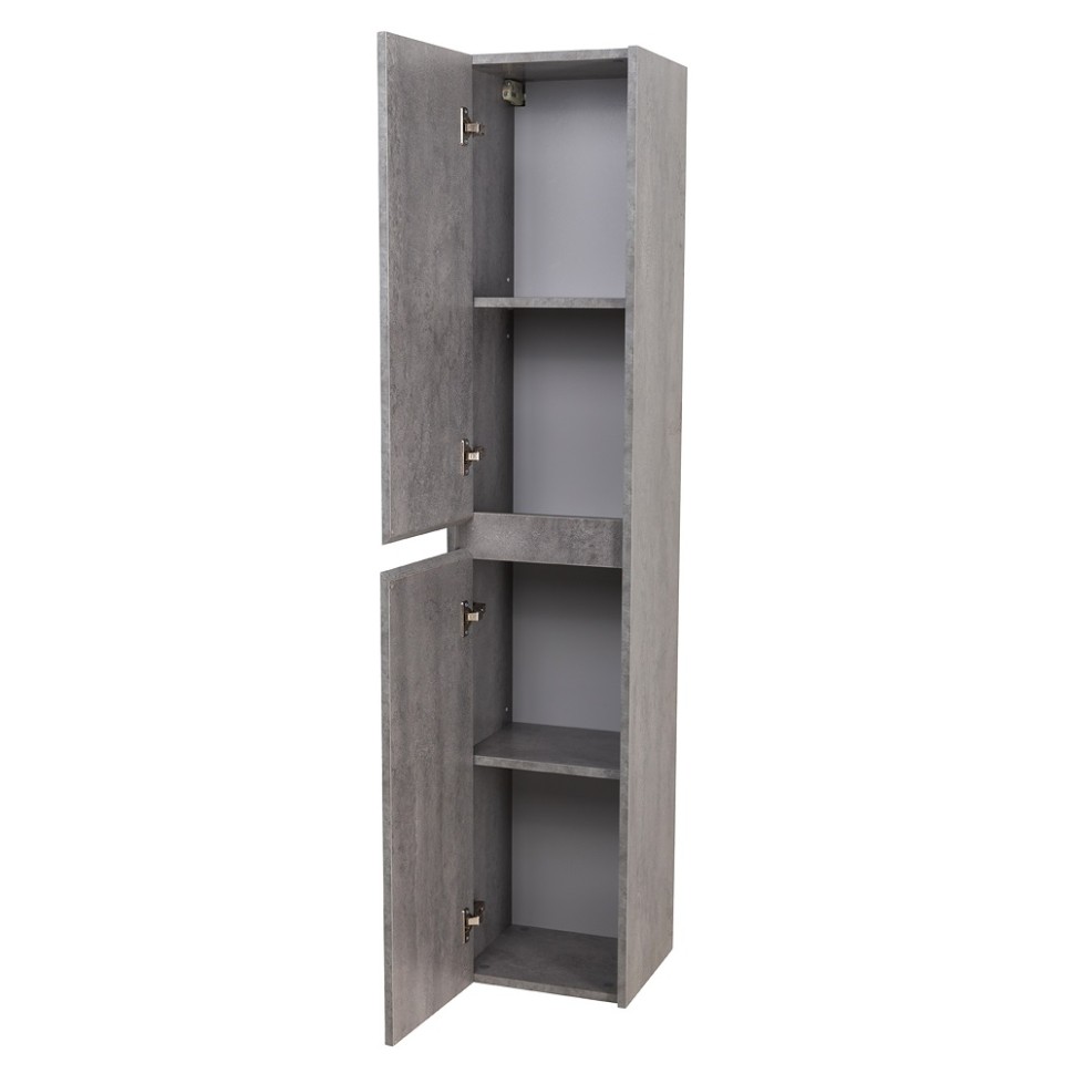 Шкаф подвесной BelBagno KRAFT-1600-2A-SC-CG-L Cemento Grigio