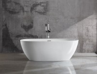 Ванна акриловая Vincea VBT-408-1700MW, 1700*815*580, цвет белый матовый, щелевой перелив