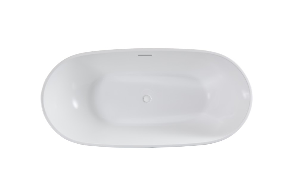Ванна акриловая Vincea VBT-408-1700MW, 1700*815*580, цвет белый матовый, щелевой перелив