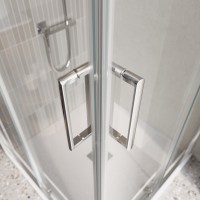 Душевой уголок BelBagno LUCE-A-2-100-C-Cr