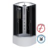 Душевая кабина Niagara Classic NG-2507-14BKTG (80х80х210) высокий поддон(40см),стекло тонированное,4 места
