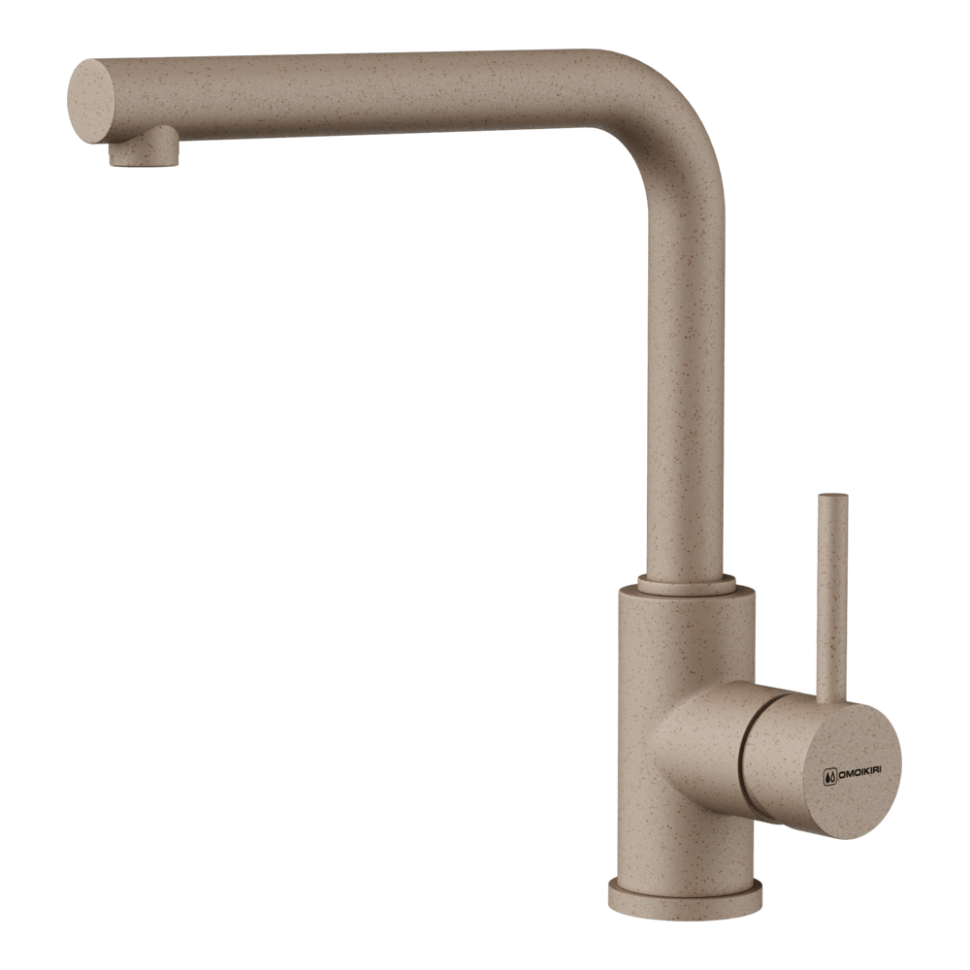 Смеситель для кухни Omoikiri Nakagawa-P-SA латунь/бежевый