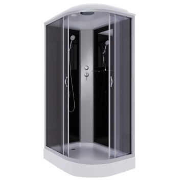 Душевая кабина Niagara Classic NG-3512-14L (120х80х215) низкий поддон(13см),стекло тонированное,3 места