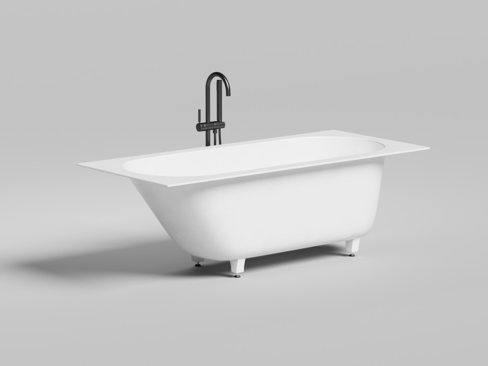 Ванна встраиваемая ORNELLA KIT 170x75 покраска по RAL полностью S-Sense Матовое