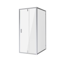 Душевое ограждение Niagara Nova NG-63-8A-A100 (80х100х195) прямоугольник,хром,двери распашные,стекло прозрачное,2 места