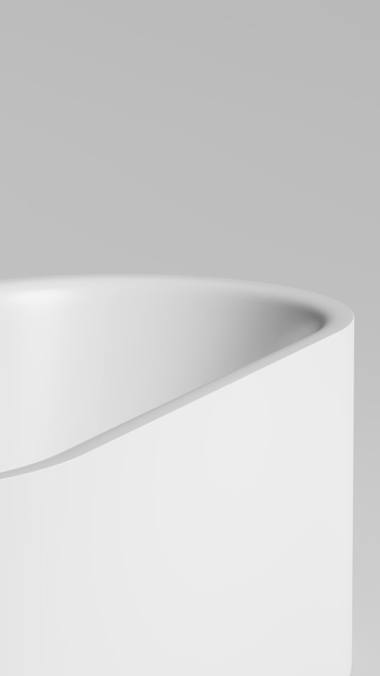 Ванна отдельностоящая PERLA 170x80 покраска по RAL полностью S-Sense Глянцевое