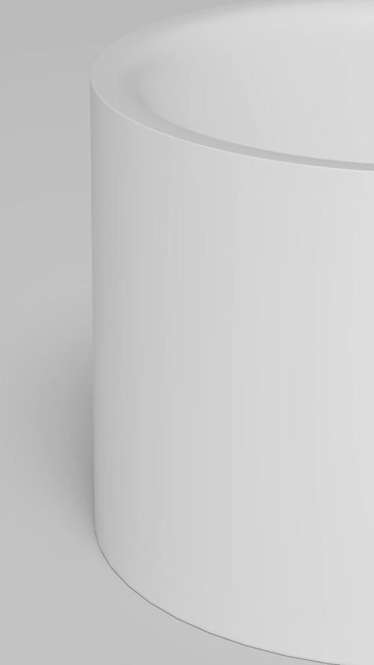 Ванна отдельностоящая PERLA 170x80 покраска по RAL полностью S-Sense Глянцевое