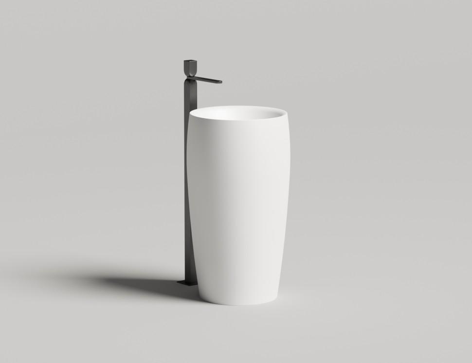 Раковина напольная ALDA 03 470х470х900 S-Stone Матовое