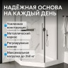 Душевой поддон ABBER AD3B080 80х80 трапеция, акриловый, белый