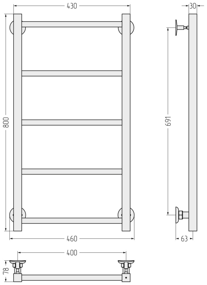 Версия-КН 800х400 (5) П 20х20