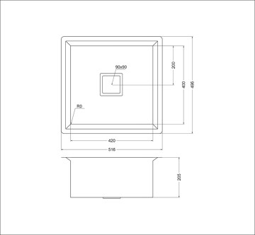 Мойка Oulin OL-FU114