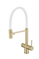 Смеситель EMAR EC-7024WHT ЕС - 7024WHT Matt Gold