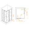 Душевой уголок RGW PA-146B (Прозрачное, 800x1000)