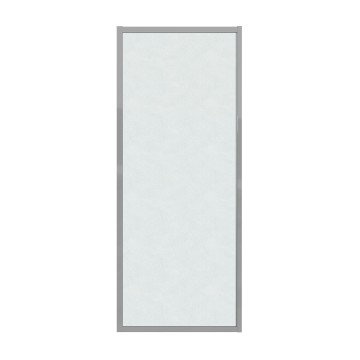 Боковая стенка Grossman Style 200.K33.05.70.10.02 (70х195) хром,стекло шиншилла, 1 место