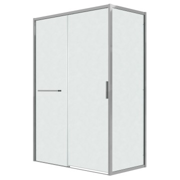 Боковая стенка Grossman Style 200.K33.05.70.10.02 (70х195) хром,стекло шиншилла, 1 место