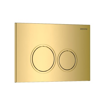 Клавиша смыва Grossman Galaxy 700.K31.01.300.300 золото глянцевый,1 место