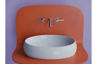 Умывальник чаша накладная овальная Element 560x390x150мм