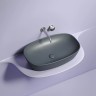 Умывальник чаша накладная овальная (цвет Темный Антрацит Матовый) Element 600x380x138мм