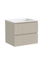 Тумба подвесная SANCOS Snob T 590х445х500, c двумя ящиками оснащенными доводчиками, Beige Soft , арт.SNT60CE