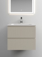 Тумба подвесная SANCOS Snob T 590х445х500, c двумя ящиками оснащенными доводчиками, Beige Soft , арт.SNT60CE