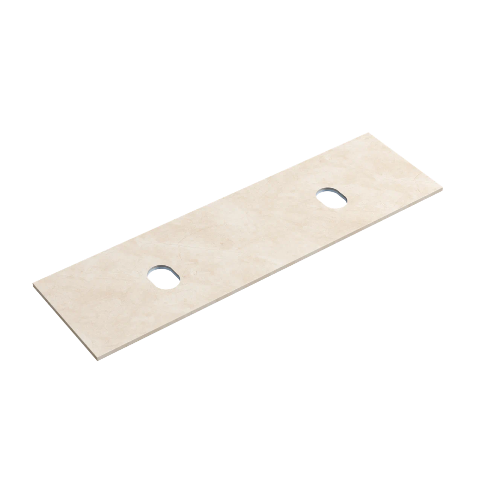 Столешница для ванной комнаты из керамогранита SANCOS Kreman 1400х460 без отверстия под смеситель, арт.TT140A2