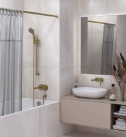 Карниз для ванной прямой / L 1600