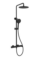 Душевая стойка Rondo VSFS-1R0MB без излива, черный матовый