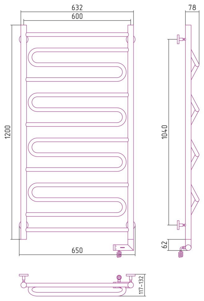 Элегия 2.0 1200х600 МЭМ правый