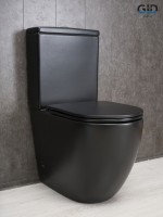 Унитаз напольный Gid Tn2188Bm 62250Y черный матовый 62.5x38.5x84