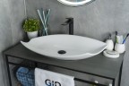 Раковина Gid N9178 51171 накладная белая 74x38x13