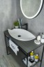 Раковина Gid N9178 51171 накладная белая 74x38x13