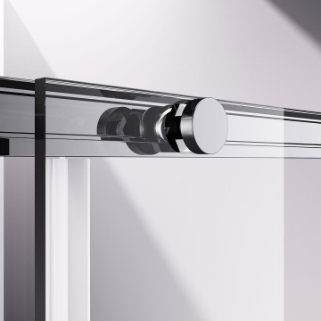 Душевая дверь Слим-Н (Slim-N) VDS-4SN140CL, 1400, хром, стекло прозрачное