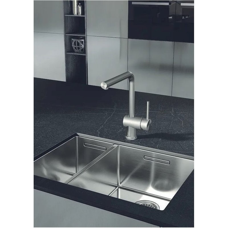 Смеситель для кухни Kludi Steel хром 45803F877