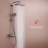 Душевая система Raglo с термостатом для ванны R22.26.09 Графит
